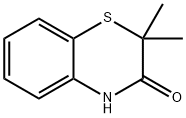 2,2-DiMethyl-2H-1,4-benzothiazin-3(4H)-one, 97% Structure