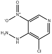 3-Chloro-4-hydrazinyl-5-nitropyridine Structure