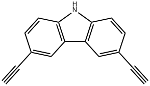 3,6-디에티닐카르바졸 구조식 이미지