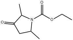 Ethyl 2,5-diMethyl-3-oxopyrrolidine-1-carboxylate Structure