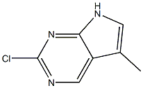 2-Chloro-5-Methyl-7H-pyrrolo[2,3-d]pyriMidine Structure