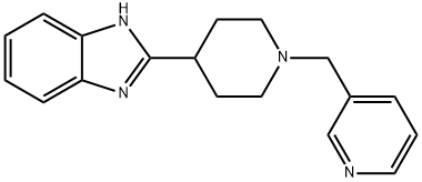 2-(1-Pyridin-3-ylMethyl-piperidin-4-yl)-1H-benzoiMidazole 구조식 이미지