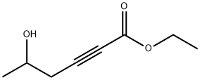 2-Hexynoic acid, 5-hydroxy-, ethyl ester Structure