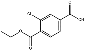 2-Chloro-4-(ethoxycarbonyl)benzoic acid Structure