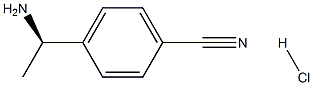 (R)-4-(1-AMinoethyl)benzonitrile hydrochloride Structure