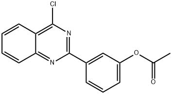 페놀,3-(4-클로로-2-퀴나졸리닐)-,1-아세테이트 구조식 이미지