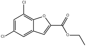 Ethyl 5,7-dichlorobenzofuran-2-carboxylate Structure