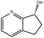 5H-사이클로펜타[b]피리딘-7-올,6,7-디하이드로,(7R)- 구조식 이미지