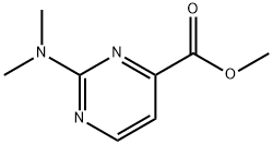 Methyl 2-(diMethylaMino)pyriMidine-4-carboxylate Structure