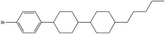 1-Bromo-4-(4'-pentyl[1,1'-bicyclohexyl]-4-yl)benzene Structure