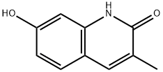 7-하이드록시-3-메틸퀴놀린-2(1H)-온 구조식 이미지