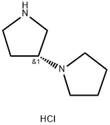 (R)-1,3'-비피롤리딘디히드로클로라이드 구조식 이미지