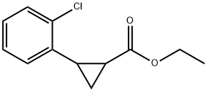 에틸2-(2-클로로페닐)시클로프로판카르복실레이트 구조식 이미지