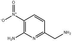 6-(아미노메틸)-3-니트로피리딘-2-아민 구조식 이미지