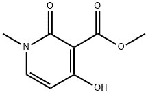 Methyl 4-Hydroxy-1-Methyl-2-oxo-1,2-dihydropyridine-3-carboxylate 구조식 이미지