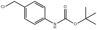 tert-butyl 4-(chloromethyl)phenylcarbamate Structure