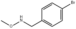 N-(4-브로모벤질)-O-메틸히드록실라 구조식 이미지