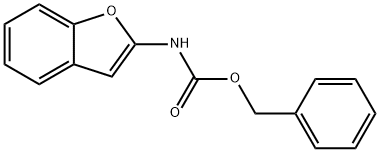 카르바믹산,N-2-벤조푸라닐-,페닐메틸에스테르 구조식 이미지