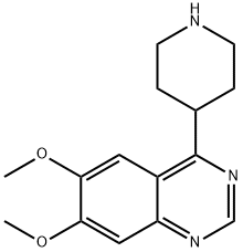 6,7-diMethoxy-4-(piperidin-4-yl)quinazoline 구조식 이미지