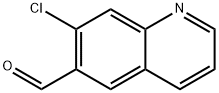 7-Chloroquinoline-6-carbaldehyde 구조식 이미지