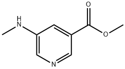 Methyl 5-(MethylaMino)nicotinate 구조식 이미지