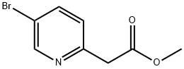 Methyl 2-(5-broMopyridin-2-yl)acetate Structure
