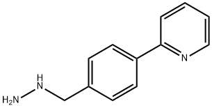 PYRIDINE, 2-[4-(HYDRAZINYLMETHYL)PHENYL] – trichlorohydrate 구조식 이미지