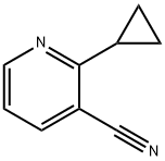 2-cyclopropylnicotinonitrile Structure