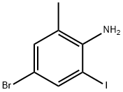 4-BroMo-2-Methyl-6-iodoaniline Structure