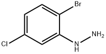 (2-브로모-5-클로로페닐)히드라진 구조식 이미지