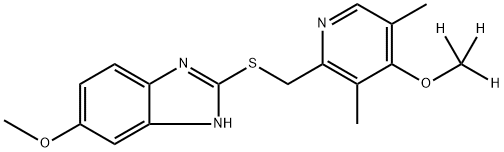 OMeprazole-d3 Sulfide Structure