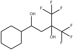 l-Cyclohexy1-4,4,4-trifluoro- 3-(trifluoroMethyl)butane-l,3-diol Structure