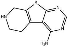 4b,5,6,7,8,8a-hexahydropyrido[4',3':4,5]thieno[2,3-d]pyriMidin-4-aMine Structure