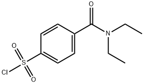 4-(diethylcarbaMoyl)benzene-1-sulfonyl chloride Structure