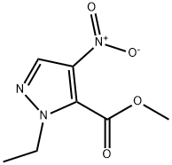 Methyl 1ethyl4nitro1Hpyrazole5carboxylate Structure