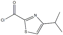 4-이소프로필티아졸-2-카르보닐클로라이드 구조식 이미지