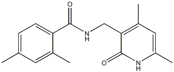 BenzaMide, N-[(1,2-dihydro-4,6-diMethyl-2-oxo-3-pyridinyl)Methyl]-2,4-diMethyl- 구조식 이미지