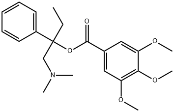 1-Dimethylamino-2-phenylbutan-2-yl 3,4,5-trimethoxybenzoate Structure