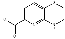 3,4-dihydro-2H-pyrido[3,2-b][1,4]thiazine-6-carboxylic acid Structure