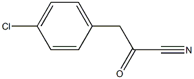 4-클로로-알파-옥소-벤젠프로판니트릴 구조식 이미지