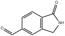 1H-Isoindole-5-carboxaldehyde, 2,3-dihydro-1-oxo- Structure