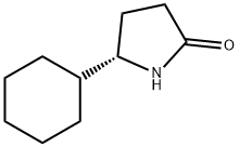 (5S)-5-cyclohexyl-2-Pyrrolidinone Structure