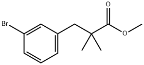 Methyl 3-(3-broMophenyl)-2,2-diMethylpropanoate Structure