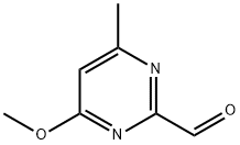 4-Methoxy-6-MethylpyriMidine-2-carbaldehyde 구조식 이미지