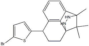 2-(5-BroMo-2-thienyl)-2,3-dihydro-1H-naphtho[1,8-de][1,3,2]diazaborine 구조식 이미지