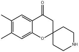 6,7-diMethyl-4- oxo-3,4-dihydro-1η-spiro[chroMene-2,4'-piperidine] Structure