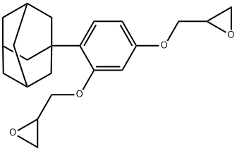 1-(2',4'-Bis(Glycidyloxy)Phenyl)AdaMantane 구조식 이미지