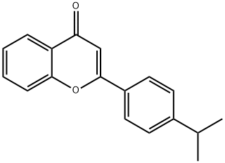 2-(4-이소프로필페닐)-4H-크로멘-4-온 구조식 이미지