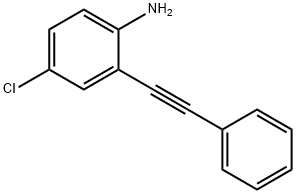 4-chloro-2-(phenylethynyl)aniline Structure