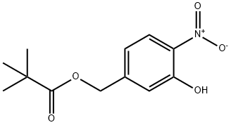 Propanoic acid, 2,2-diMethyl-, (3-hydroxy-4-nitrophenyl)Methyl ester Structure